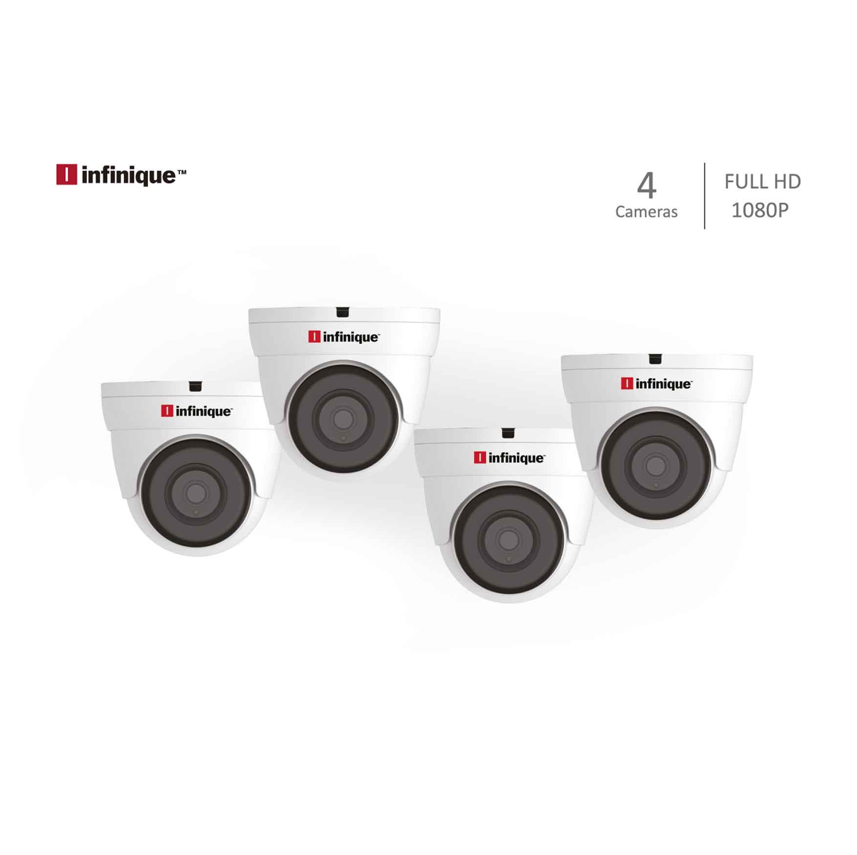 Infinique 2MP AHD Dome Cameras Kit 