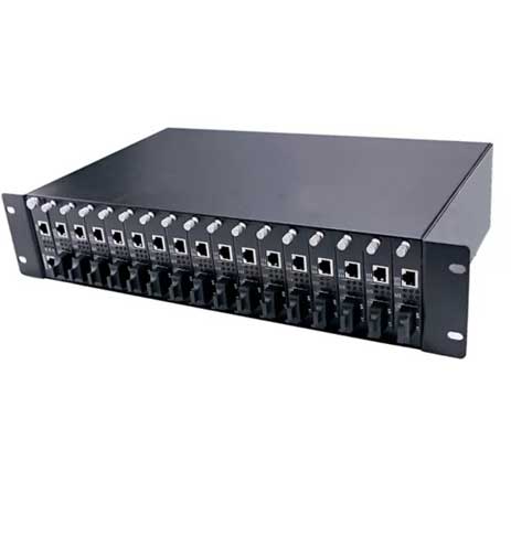 Infinique Media Converter Chassis, 16 Slots